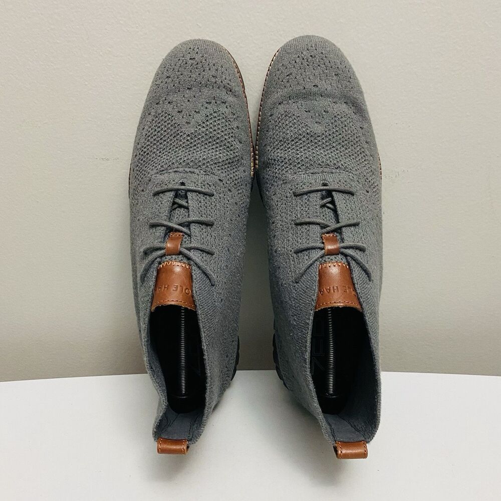Cole Haan ZEROGRAND Stitchlite Wingtip Oxford Men's Casual Shoes C29426 Gray 13M - Picture 6 of 10